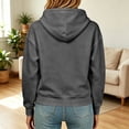 thumbnail image 5 of UDAUDU Women's Casual Hoodies Long Sleeve Lightweight Pullover Tops Loose Fit 2026 Fall Winter Sweatshirt with Pocket Dark Gray S, 5 of 5