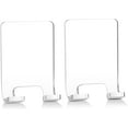 thumbnail image 1 of VIS'V Adhesive Razor Holder, Wall Mount Shower Razor Hooks for His and Hers, Acrylic, Waterproof, Clear, 2 Pcs, 1 of 7