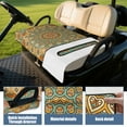 thumbnail image 4 of Universal 51" x 31" Golf Cart Seat Protector, Mandala Pattern Microfiber Towel for Front Bench Seats, 4 of 8