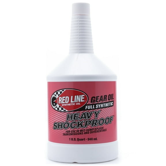 Red Line 58204 Heavy ShockProof Gear Oil, 1 Quart, Pack of 4