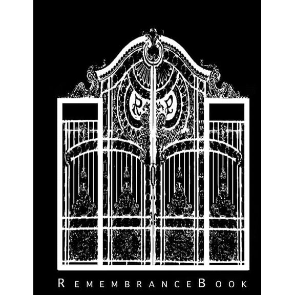 Elegant: Remembrance Book : Memory Funeral Guest Book, Memorial Guest Book, Condolence Book, for Funerals or Wake, Memorial Service Guest Book,8.5x11 Inch,108 page, Soft Matte Cover. (Series #2) (Paperback)