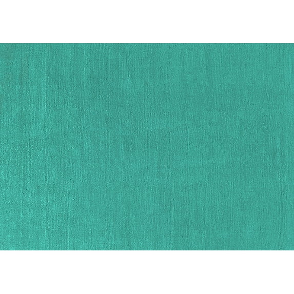 Ahgly Company Machine Washable Indoor Rectangle Oriental Turquoise Blue Industrial Area Rugs, 5' x 8'