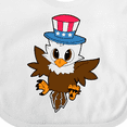 thumbnail image 4 of Inktastic Memorial Day Baby Eagle with Patriotic Hat Boys or Girls Baby Bib, 4 of 4