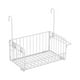 thumbnail image 1 of Cesta colgante de almacenamiento, organizador de fregadero, cesta de alambre multifuncional. blanco, 1 of 9