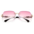 thumbnail image 4 of Gafas de Sol FEISEDY Clásicas Sin Montura B2567 Montura Metálica para Mujer, 4 of 7