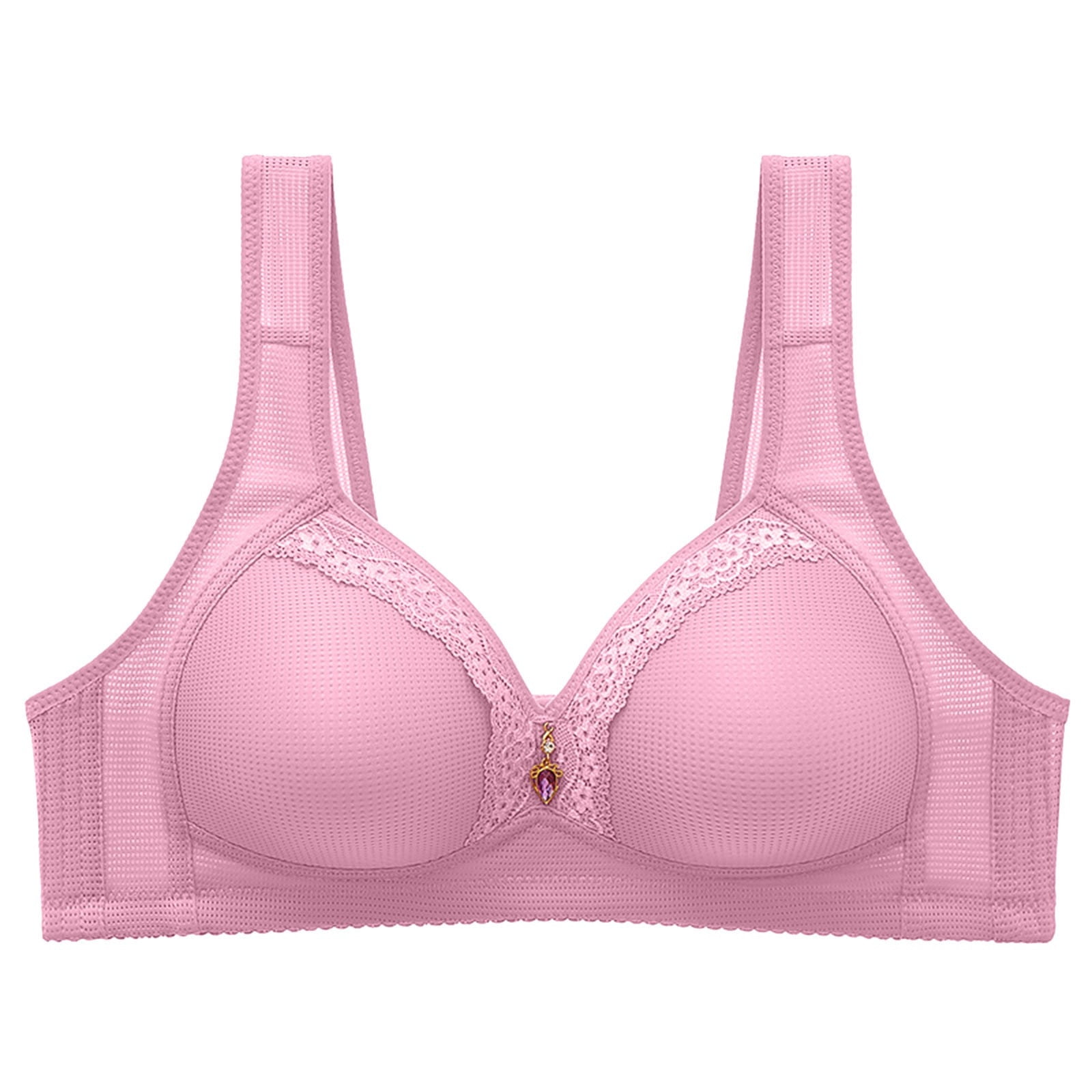 Womens Athletic Bras for Women Full-Coverage No Show Sexy Breathable  Wireless Cutout Plus Size Push Up Comfort Soft Pink : : Clothing,  Shoes & Accessories