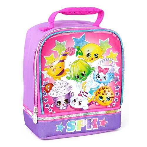 Shopkins Girls SPK Dual Compartment Lunch Box Bag - Walmart.com