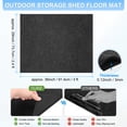 thumbnail image 3 of Tapis d'Abri de Rangement Extérieur, 737mmx914mm Antidérapant Imperméable Coussinet de Protection pour Abri d'Auto, 3 of 7