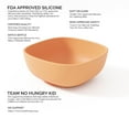 thumbnail image 7 of Bowl for Baby Food by Muqee Peeko in Calm Baby Apricot Color - FDA Approved Silicone, 7 of 7