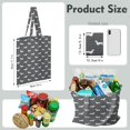 thumbnail image 3 of Sac Fourre-Tout en Toile pour Chien – Design Ludique Chiot et Queue Sac de Courses Réutilisable, 3 of 4