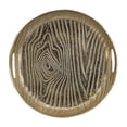 thumbnail image 4 of 14.5 x 14.5 x 2" Alu Decorativetimber Round Tray,Small, 4 of 5