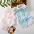 thumbnail image 5 of Pet Skirt with Lace Edge - Adorable Reusable Close-fitting - Breathable Bowknot Decor - Summer Kitty Clothes for Outdoor Fun, 5 of 8