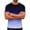 Dark Blue, variant on SGFCWSX Mens Crewneck T-Shirt, Gradient Casual Summer Short Sleeve Active Tee for Men Light Blue Size L