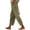 Army Green, variant on Wutalume Women's High Waist Linen Wide Leg Pants, Loose Casual Trousers with Slimming Effect for Summer, Breathable Lightweight,Ideal for Beach and City,Army Green L