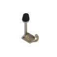 thumbnail image 1 of RCH Hardware Hook with Rubber Door Stopper Polished Nickel Shiny Silver Matching Screws Included, 1 of 3