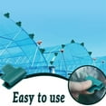 thumbnail image 6 of SPRING 40PCS Pipe Clamps Plant Stakes Greenhouse Garden Netting Hoop Clips Tool 11mm, 6 of 7