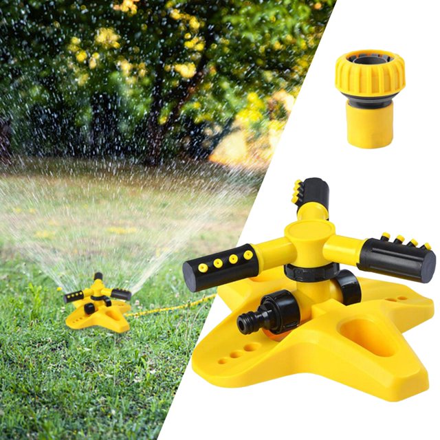Aspersor de jardín Aspersor de agua oscilante Aspersor de césped Hierba giratoria de 360 degree y 1 Conector DN25 Cola Aspersor de césped