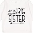 thumbnail image 3 of Inktastic I'm the Awesome Big Sister Toddler Sweatshirt, 3 of 4
