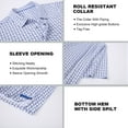 thumbnail image 4 of Damipow Mens Golf Shirt Short Sleeve Printed Performance Moisture Wicking Dry Fit Polo Shirts for Men, 4 of 5