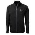 thumbnail image 2 of Men's Cutter & Buck Black NC State Wolfpack Adapt Eco Knit Hybrid Recycled Full-Zip Jacket, 2 of 3