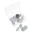 thumbnail image 3 of FRCOLOR Pushpins 20pcs Rhinestone Pins Thumbtacks Household Pushpins Multi-function Cork Tacks,0.71"X0.71"X0.39", 3 of 4