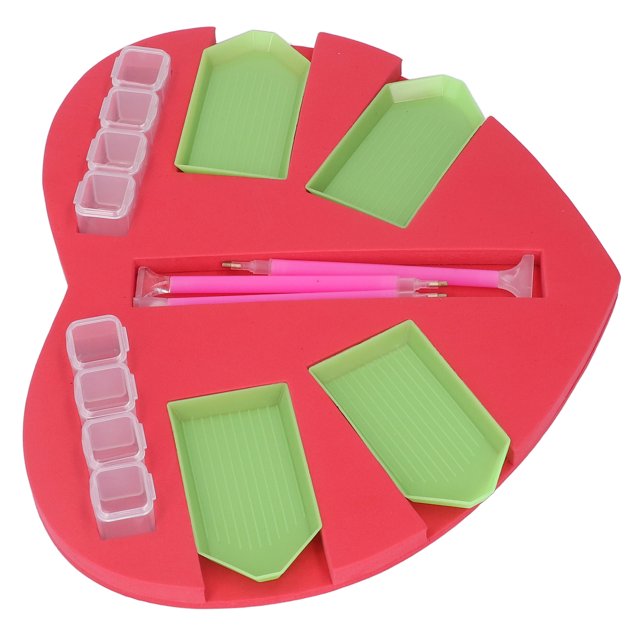 Soporte Para Bandeja De Pintura De Diamantes, 4 Bandejas Bandeja De Diamantes De Imitación Almacenamiento Eficiente Artesanía De Bricolaje Para Pintura De Diamantes ANGGREK Otros