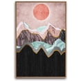 thumbnail image 3 of IDEA4WALL Framed Canvas Prints Wall Art Abstract Mountain Nature Scenery Landscape Artwork for Living Room Decoration, 24x36 inches, 3 of 4