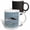 Multicolor, variant on 3drose, Falkland Islands. Magellanic Penguins Stand on Wet Beach. Reflection., 11oz Two-tone Blue Mug
