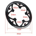 thumbnail image 1 of Bicycle Crankset Crank Guard Protector Bike Chain Wheel Ring Cover Accessorify G5Tco-48, 1 of 9