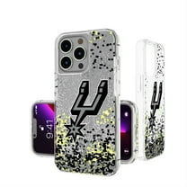 San Antonio Spurs iPhone Glitter Case with Confetti Design
