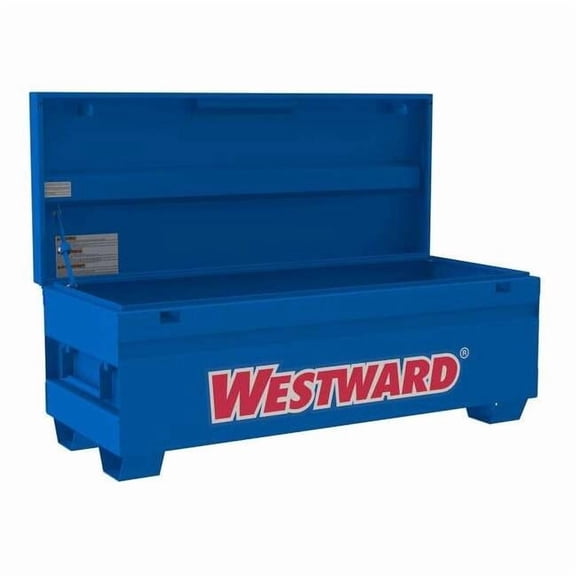 Westward Storage Box,24" D,22-7/8" H,60" W,Blue 780U08