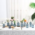 thumbnail image 3 of Glass Bud Vases Set of 36, Small Glass Vase for Flowers, Blue Small Vases for Centerpieces, Vintage Bud Vase in Bulk for Wedding, Party, Events, Reception, Home Decor, 3 of 6