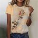 thumbnail image 4 of Tops de Ajuste Suelto para las Mujeres Sudadera de Manga Corta, Camiseta Casual Impresa para el Uso Diario de Primavera Y Otoño, 4 of 5