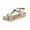 Beige, variant on Womens Sandals Comfortable Fashion Women Casual Round Head Comfy Sandals Beach Casual Shoes