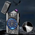 thumbnail image 2 of Rechargeable Watch Lighter For Men Dual Arc Striking Embossed-Eagle Design Ideal Holiday Present, 2 of 5