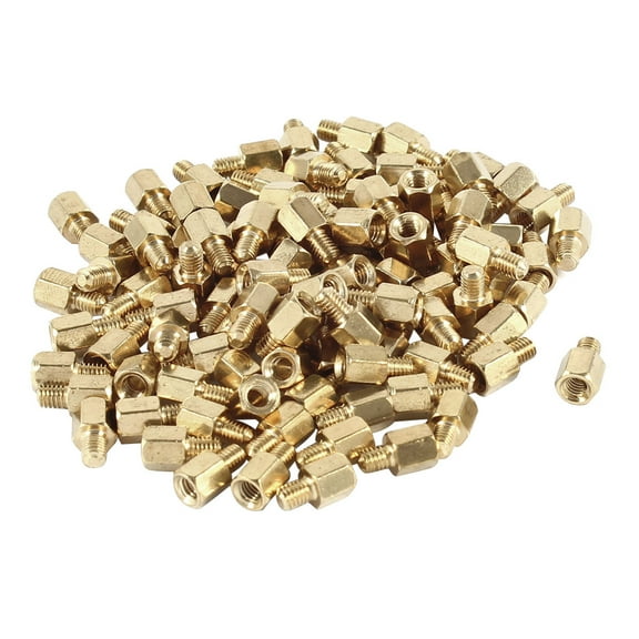 PCB Motherboard Standoff Hex Spacer Screw Nut M3 Female 5mm to Male 5mm 100 Pcs
