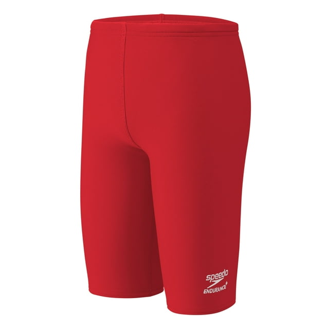 Speedo Maillot de Bain Garçon Jeunesse Jammer Endurance+ Uni - Speedo Rouge, Taille : 22