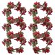 thumbnail image 1 of 6 Unids Simulación Pequeño Ramo de Bayas DIY Turismo Encantador Flores Guirnalda Hecho a Mano Material Decorativo Granos (Rojo), 1 of 6