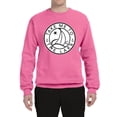 thumbnail image 2 of Wild Bobby, Take Me To The Lake, Unisex Crewneck Graphic Sweatshirt, Neon Pink, Small, 2 of 4