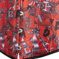 thumbnail image 4 of Grebrafan Corsets Cosplay Femme Gaine Bustier Amincissant Haut Rouge 3TG, 4 of 5