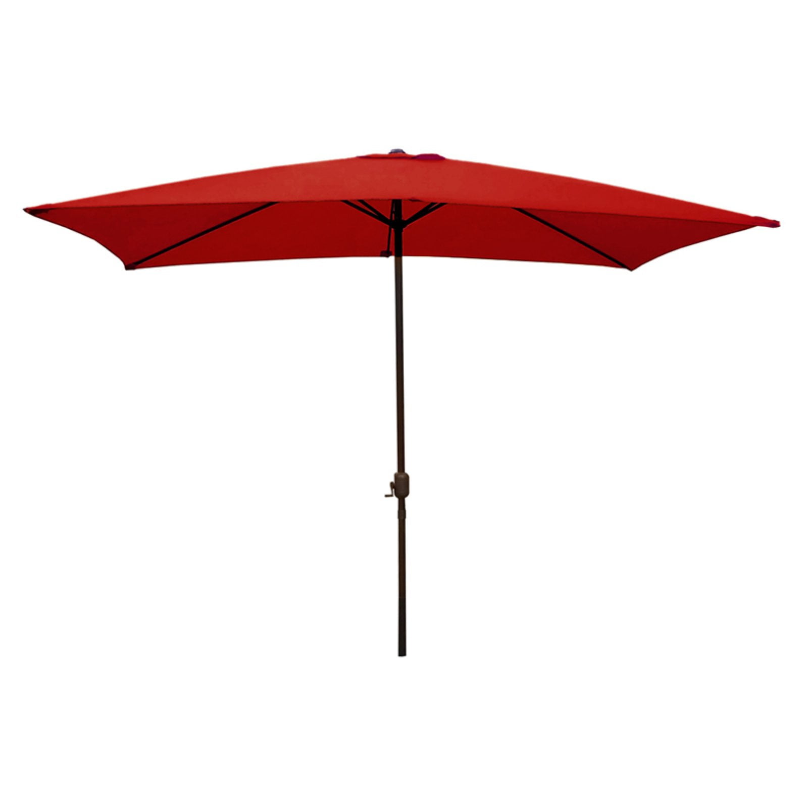 Northlight 9.8 x 6.5 ft. Rectangular Aluminum Patio Umbrella with Hand
