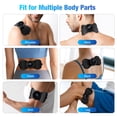 thumbnail image 3 of EMS Microcurrent Mini Massager Machine, 3 Heat 6 Modes 19 Intensity Levels, Wireless Pulse Muscle Stimulator with Remote Control for Neck Back Shoulder Leg, 3 of 12