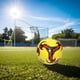 thumbnail image 3 of Eigraketly Balones de fútbol respetuosos del medio ambiente para la presión interna equilibrada de costura fina de la escuela secundaria del Deportes y aire libre 1 amarillo, 3 of 6