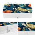 thumbnail image 4 of Turtle PU Leather Jewelry Display Organizer Box with Removable Compartment, Portable Jewelry Organizer, 4 of 6