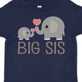 thumbnail image 4 of Inktastic Big Sis Elephant Girls Toddler T-Shirt, 4 of 5