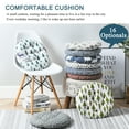 thumbnail image 3 of 15.8x15.8inch Round Seat Cushion,Indoor Outdoor Sofa Chair Pads  Cushion Pillow Pads for Garden Home Kitchen Office, 3 of 5