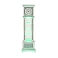 thumbnail image 6 of Quartz Mechanism Grandfather Clock with Led Mirrored & Faux Diamonds, Classical Roman Numeral Clock Number Grandfather Clock for Home Living Room, 6 of 9