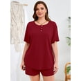 thumbnail image 6 of SHOWMALL Women's Plus outfit Sets, 6 of 7