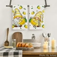 thumbnail image 3 of Gnomes Lemons Summer Kitchen Towels Dish Towels, 18x26 Inch Seasonal Holiday Decoration Hand Towels Set of 2, 3 of 6