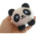 thumbnail image 2 of Set of 3 Safari Animals - Giraffe, Sloth, Panda - Cute Ball Plush Stuffed Animals- Adorable Mini Plushie Stuffie, 2 of 6